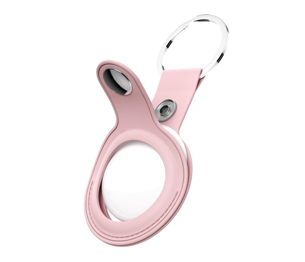 KeyBudz AirTag Keyring skórzane etui do AirTag blush pink 2 sztuki IEOKBAT2BP - 1172153 - zdjęcie 3